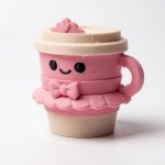 Ballerina Coffee Cup Collectible Figurine - Unique Desk Decor for Adults – 3D Printed in Canada