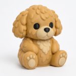 Goldendoodle Teddy Bear Cub Collectible Figurine - Unique Desk Decor for Adults – 3D Printed in Canada