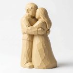 Wood Carved-Like Love Figurine in White Oak Finish - 3D Printed in Canada (White Oak) — 3D Printed Wood Carved by 3DCentral