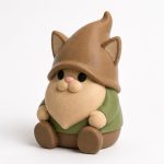 Exotic Shorthair Gnome Buddy Collectible Figurine - Unique Desk Decor for Adults – 3D Printed in Canada