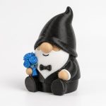 Groom Gnome Collectible Figurine - Unique Desk Decor for Adults – 3D Printed in Canada