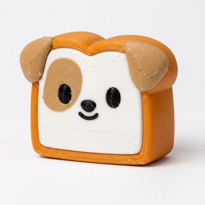 Jack Russell Terrier Toast Collectible Figurine - Unique Desk Decor for Dog Lovers – 3D Printed in Canada