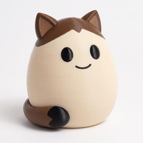 Figurine de chat œuf himalayen