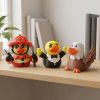 Lot de figurines de canards musiciens