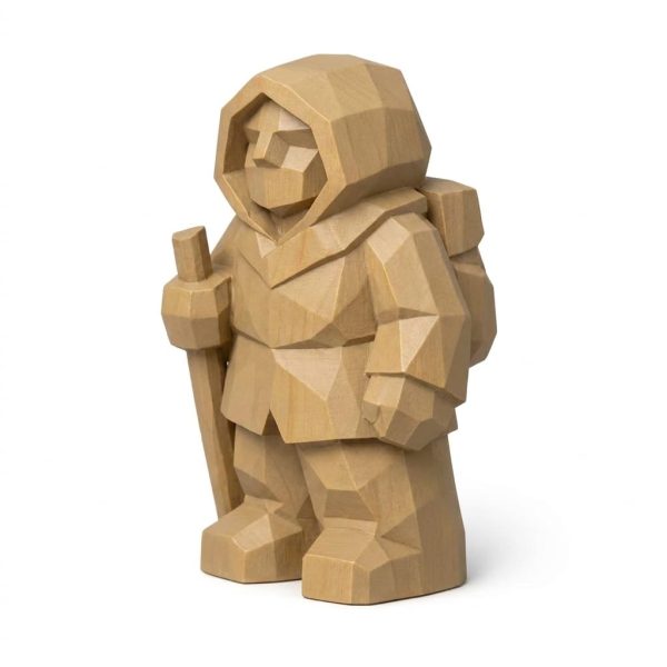 Figurine En route vers l&rsquo;avant façon bois