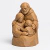 Figurine sculptée bois Générations