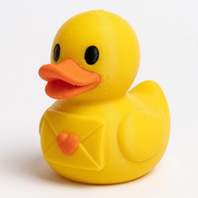 Love Letter Duck Collectible Figurine - Unique Desk Decor for Adults – 3D Printed in Canada