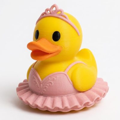Ballet Principal Dancer Duck Collectible Figurine - Unique Desk Decor for Adults – 3D Printed in Canada
