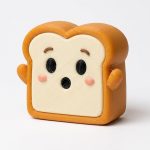Surprised Toast Collectible Figurine - Unique Desk Decor for Adults – 3D Printed in Canada