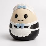 Victorian Maid Eggling Collectible Figurine - Unique Desk Decor for Adults – 3D Printed in Canada