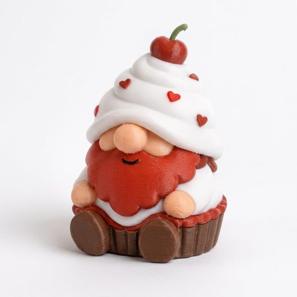 Gnome cupcake red velvet