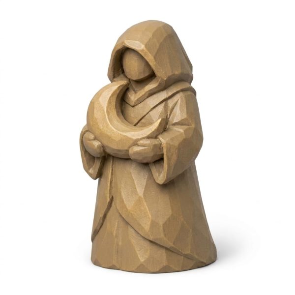 Figurine Gardien de la lune façon bois