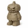 Figurine citrouille en bois sculpté