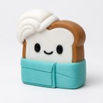 Bath Towel Toast Collectible Figurine - Unique Desk Decor for Adults – 3D Printed in Canada