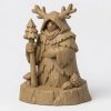 Lisière de la forêt sculptée façon bois