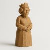 Figurine sculptée bois Reine