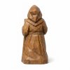 Figurine sculptée bois Trouver son chemin