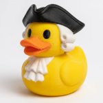 George Washington Duck Collectible Figurine - Unique Desk Decor for Adults – 3D Printed in Canada