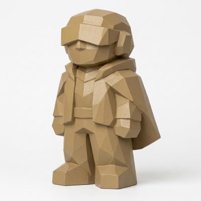 Wood Carved Future Leader Collectible Figurine - Unique Desk Decor for Adults 3D Printed in Canada - 3D Printed in Canada (Classic Birch)