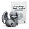 Ensemble de figurines de canards Quackthulhu et ange funéraire