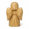 Figurine ange de l'espoir sculptée style bois