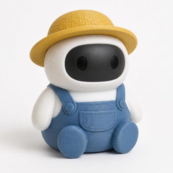 Farmer Robot Figurine