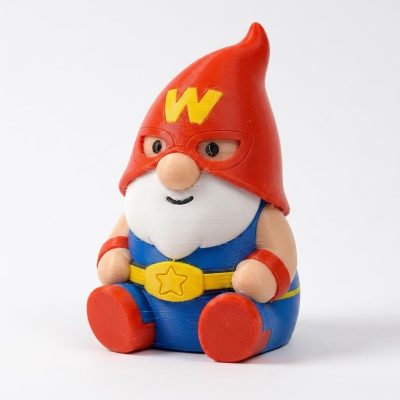 Wrestling Gnome Collectible Figurine - Unique Desk Decor for Adults – 3D Printed in Canada
