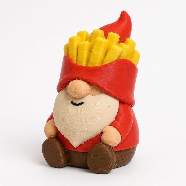 Figurine de gnome frites