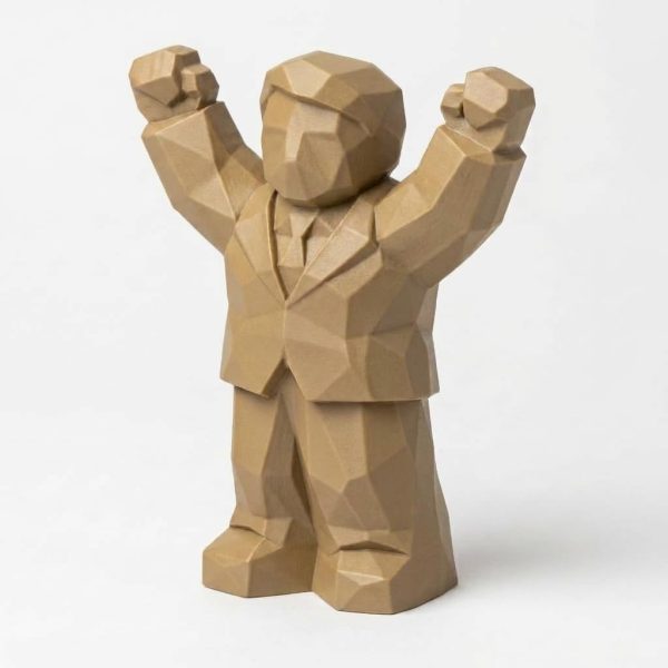 Wood Carved Success Figurine
