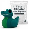 Figurine de canard alligator goldendoodle diablotin