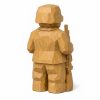 Wood Carved Memorial Figurine