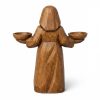 Équilibre sculpté façon bois