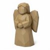 Ange de la présence tranquille sculpté