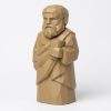 Figurine sculptée bois Platon
