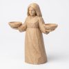 Équilibre sculpté façon bois