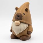 Capybara Gnome Collectible Figurine - Unique Desk Decor for Adults – 3D Printed in Canada