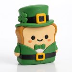 Leprechaun Toast Collectible Figurine - Unique Desk Decor for Adults – 3D Printed in Canada