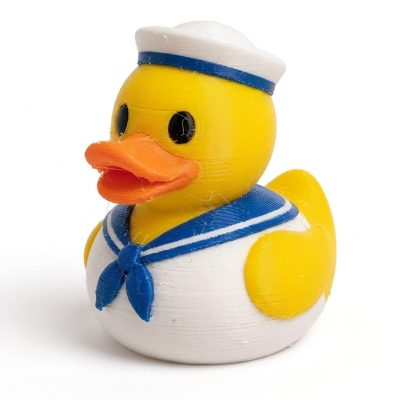 Sailor Duck Collectible Figurine - Unique Desk Decor for Adults – 3D Printed in Canada