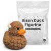 Ensemble de figurines de collection canard bison