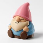 Ate Too Much Gnome Collectible Figurine - Unique Desk Decor for Adults – 3D Printed in Canada