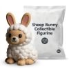 Figurine hybride mouton-lapin