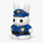 Police Officer Bunny Collectible Figurine - Unique Desk Decor for Adults – 3D Printed in Canada