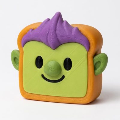 Troll Toast Collectible Figurine - Unique Desk Decor for Adults – 3D Printed in Canada
