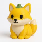 Banana Fox Figurine