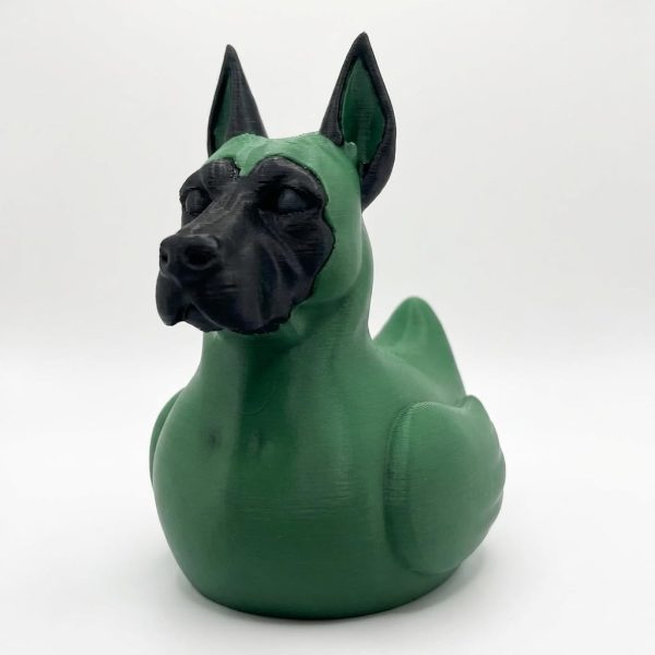 Belgian Malinois Duck Figurine