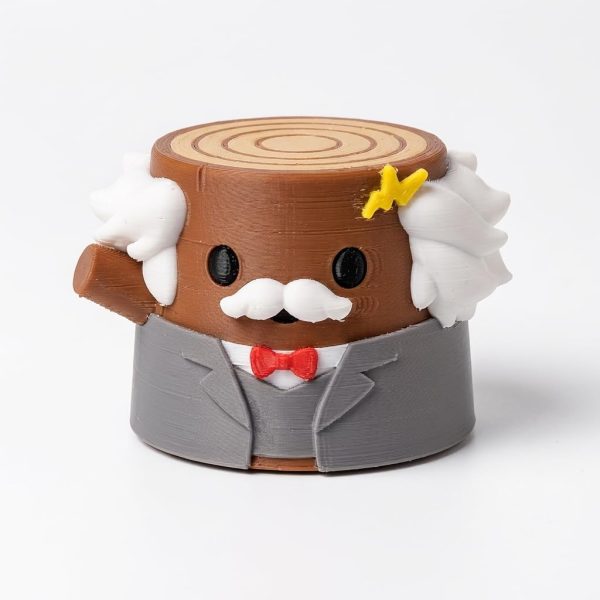 Einstein Tree Stump Figurine