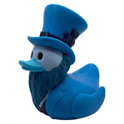 Leprechaun Duck Figurine – St. Patrick’s Day Lucky Charm Decor for Desk, Shelf, or Collectible Display – Quirky Irish-Themed Gift for Adults & Teens – 3D Printed in Canada (Ocean Blue)