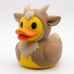 Nigerian Dwarf Goat Duck Collectible Figurine - Unique Desk Decor for Adults – 3D Printed in Canada