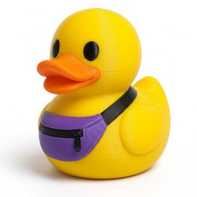 Fanny Pack Duck Collectible Figurine - Unique Desk Decor for Adults – 3D Printed in Canada
