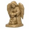 Ange veilleur sculpté façon bois
